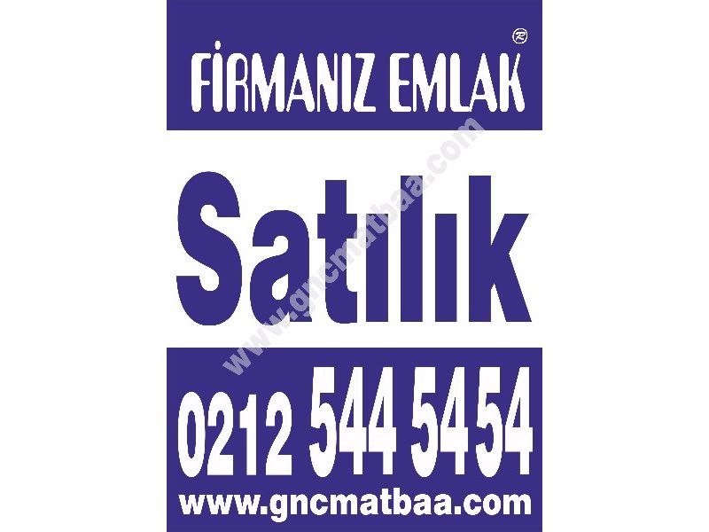Satılık Kiralık Emlak Afiş 200 gr. SKEA01