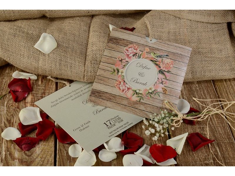 Armoni Times Düğün Davetiye 16223