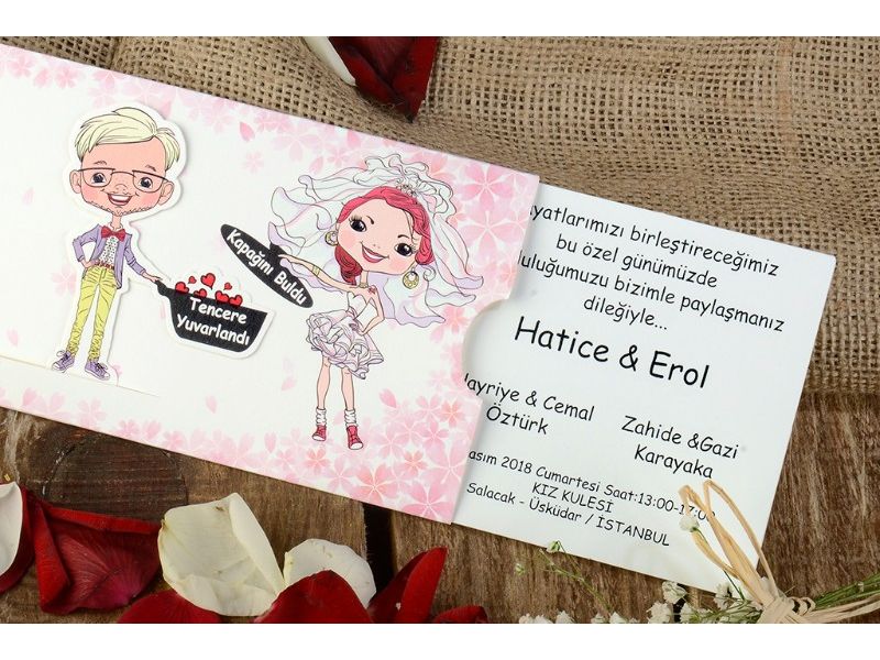 Armoni Times Düğün Davetiye 16203