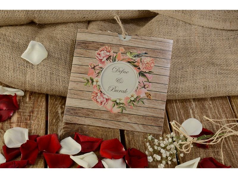 Armoni Times Düğün Davetiye 16223