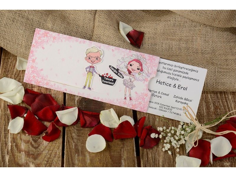 Armoni Times Düğün Davetiye 16203