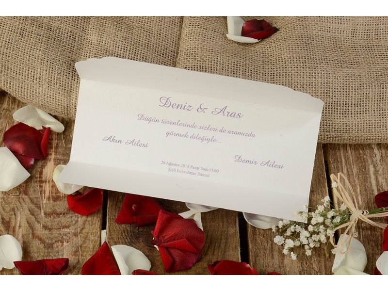 Armoni Times Düğün Davetiye 16263