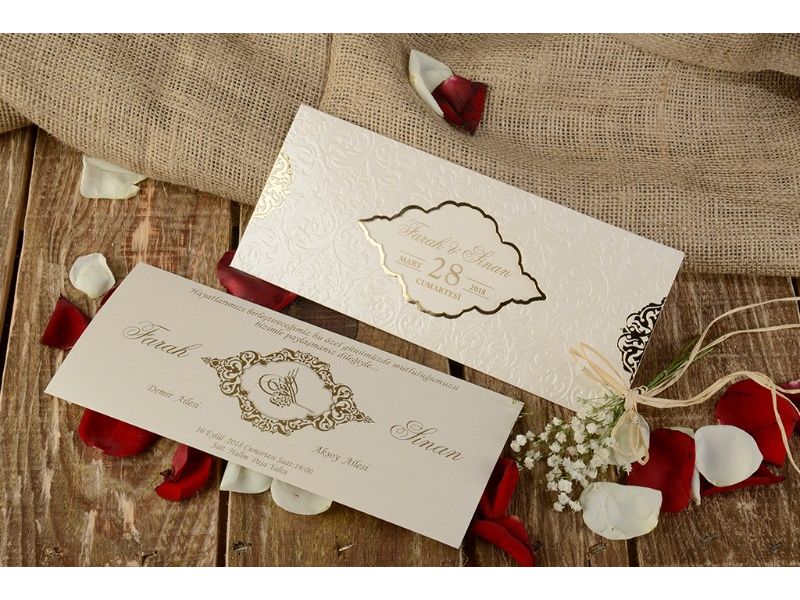 Armoni Times Düğün Davetiye 16217