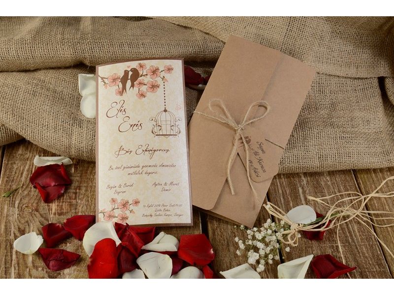 Armoni Times Düğün Davetiye 16207