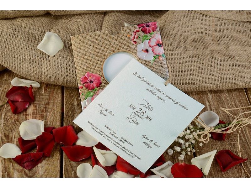 Armoni Times Düğün Davetiye 16202