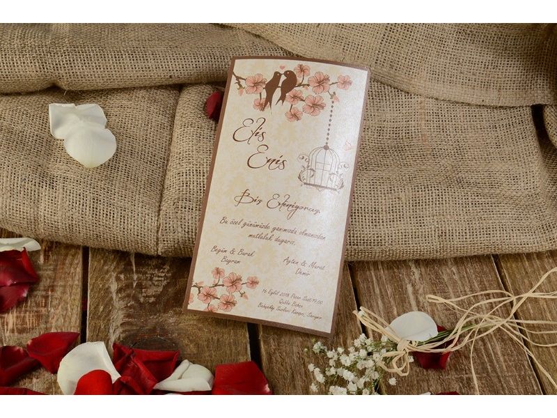 Armoni Times Düğün Davetiye 16207