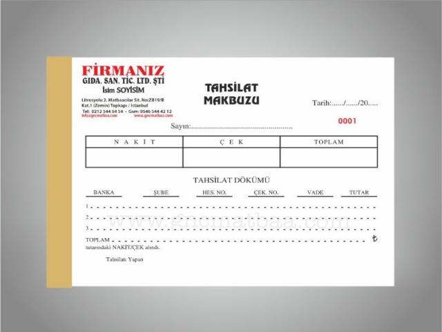 Tahsilat Makbuzu THSL-05