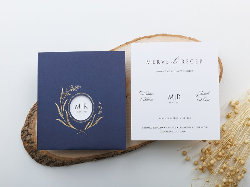 Enfa Kare Davetiye Modern - 1611