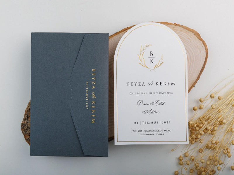 Enfa Kare Davetiye Modern - 1445