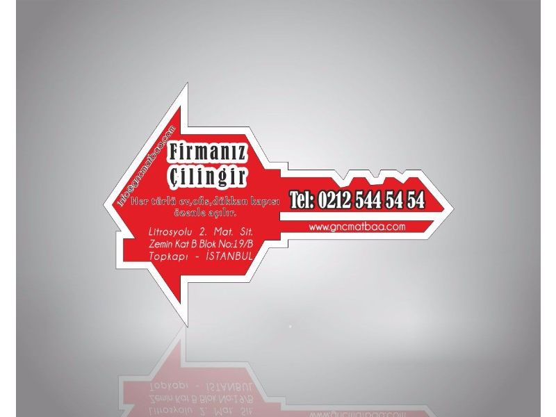 Çilingir Magneti 8,3 x 4,3 cm CLNGR-04