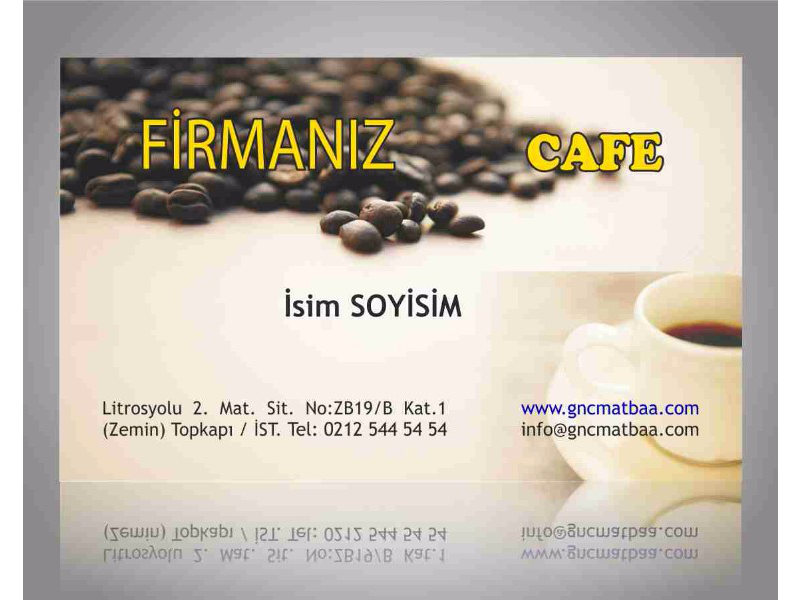 Cafe Kartvizit CAFEK-03