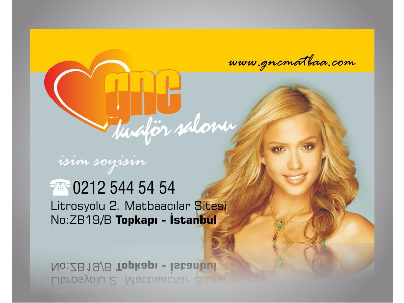 Bayan Kuaförü Kartvizit BYNK-13