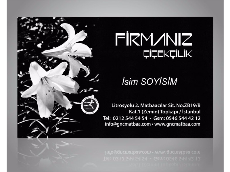 Çiçekçi Kartvizit CCKK-01
