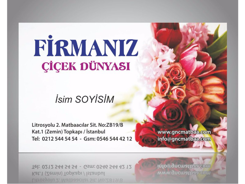 Çiçekçi Kartvizit CCKK-02