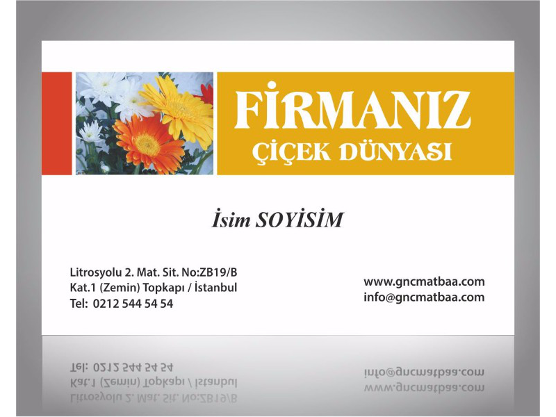 Çiçekçi Kartvizit CCKK-09