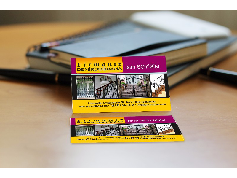 Demir Doğrama Kartvizit DMRD-03