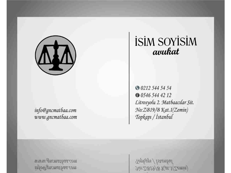 Avukat Kartvizit AVK-01