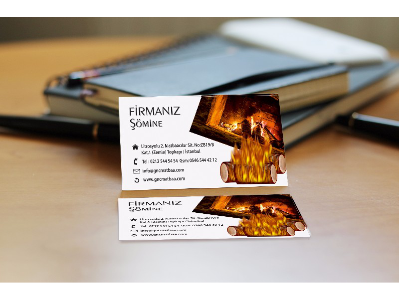 Şömine Kartvizit SMN-02