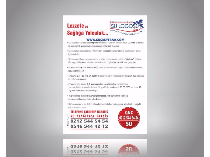 Su Bayii Broşür SUCB-01