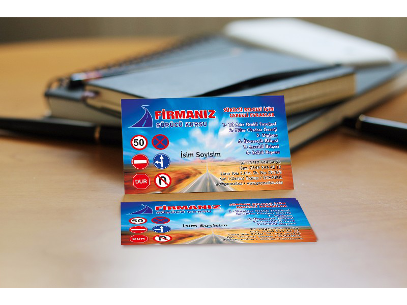 Sürücü Kursu Kartvizit SRK-01