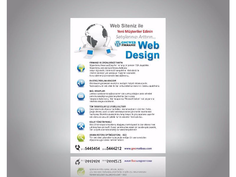 Web Tasarım Broşür WEBB-01