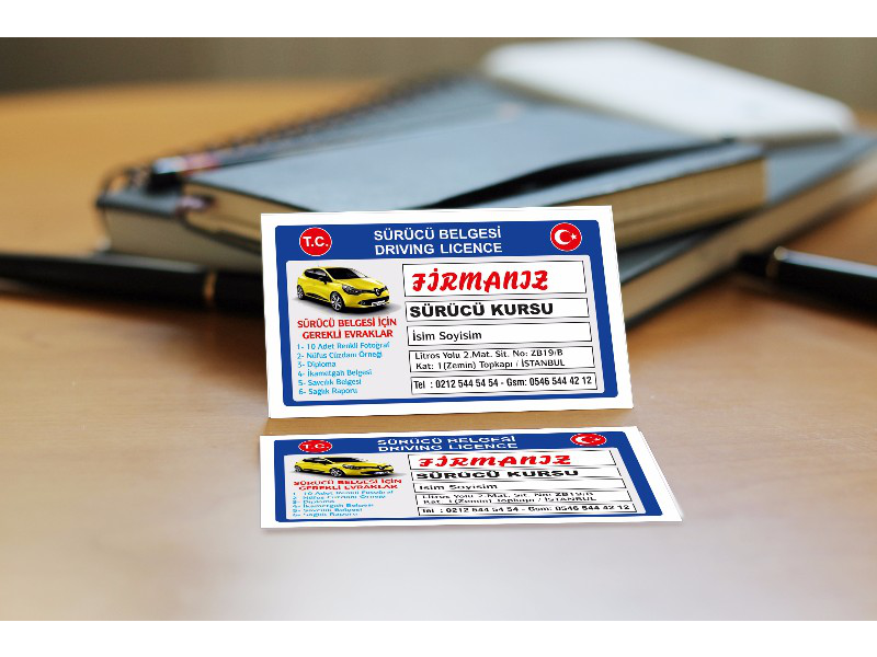 Sürücü Kursu Kartvizit SRK-04