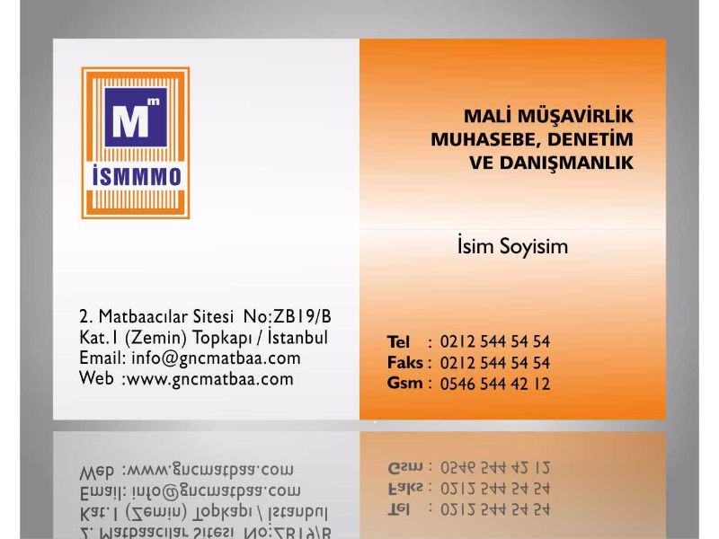 Mali Müşavir Kartvizit SMM-01