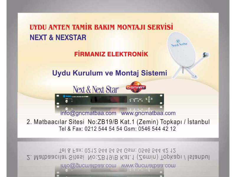 Uydu Kartvizit UYDU-01