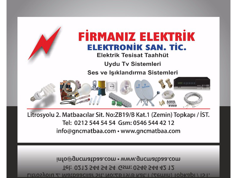 Elektrikçi Kartvizit ELKC-02
