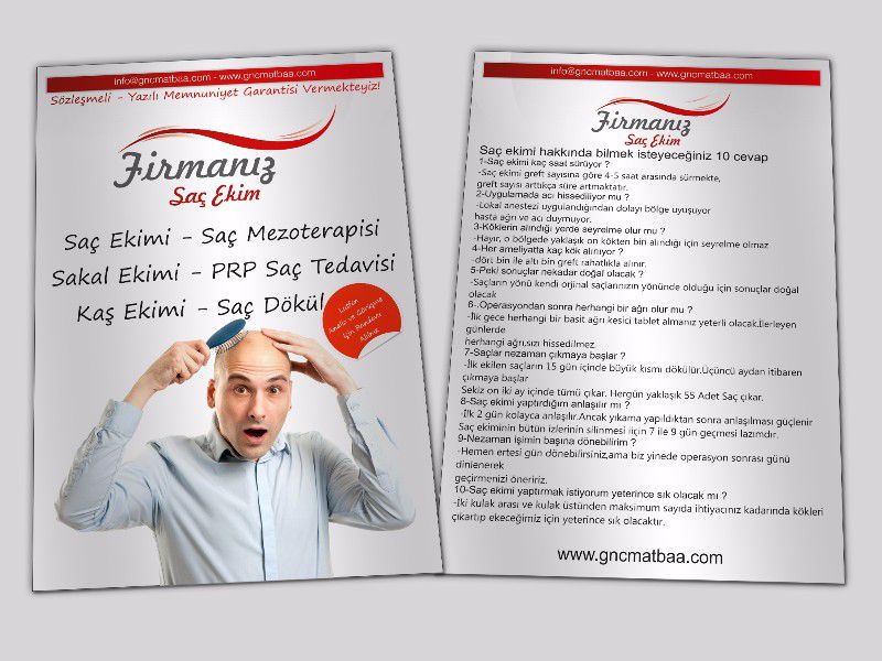 Saç Merkezi Broşür SACMB-01