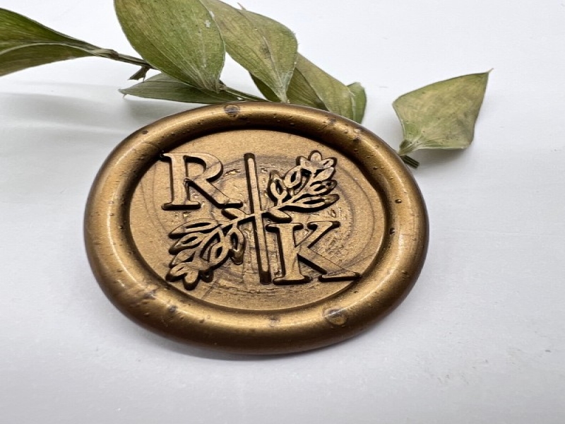 Baş Harfli R/K Gold Mühür Mumu RKGM-001