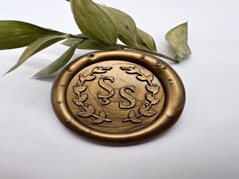 Baş Harfli Ş/S Gold Mühür Mumu ŞSM-001