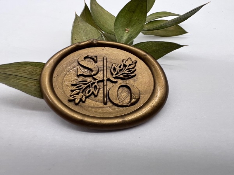 Baş Harfli S/O Gold Mühür Mumu SOM-001