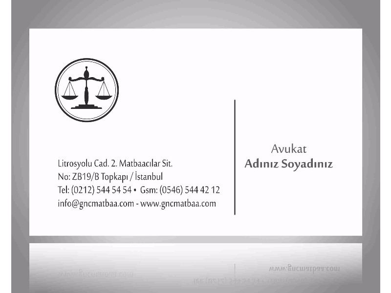 Avukat Kartvizit AVK-04