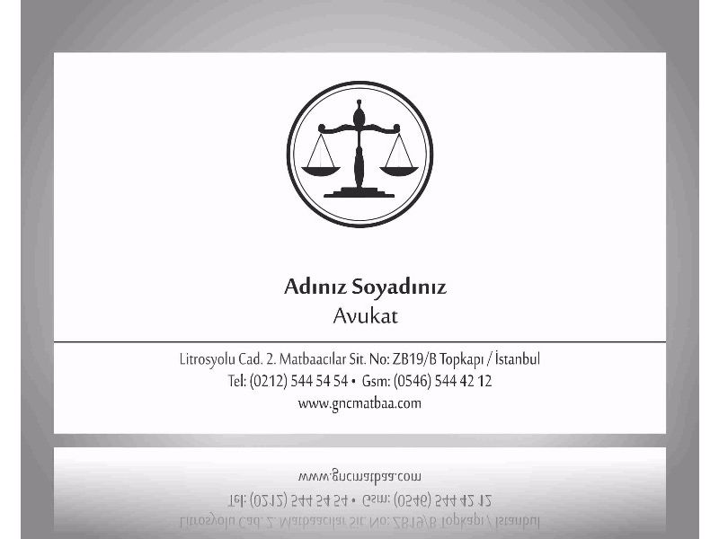 Avukat Kartvizit AVK-05