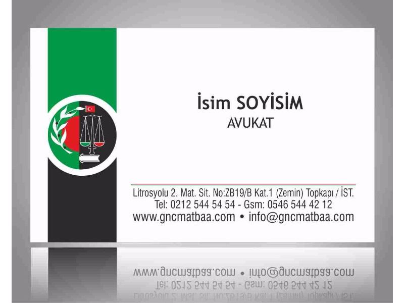 Avukat Kartvizit AVK-06